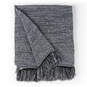 Ver imagem 2 de Manta Jacquard Misto com Franja 1,40 X 1,60 Porto Preto