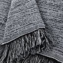 Ver imagem 3 de Manta Jacquard Misto com Franja 1,40 X 1,60 Porto Preto