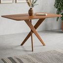 Ver imagem 2 de Mesa de Jantar 4 Lugares Tampo MDF 130x80 cm 21670 Cinamomo Ornar