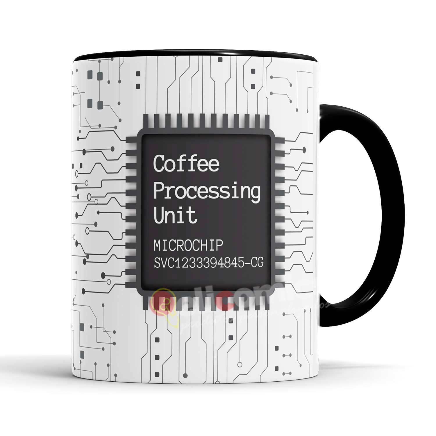 Caneca CPU Coffee Processing Unit com saquinho - 2