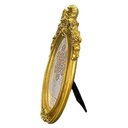 Ver imagem 4 de Porta Retrato em Resina Dourado de Mesa Decorativo para Foto - 23x16cm