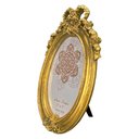 Ver imagem 3 de Porta Retrato em Resina Dourado de Mesa Decorativo para Foto - 23x16cm