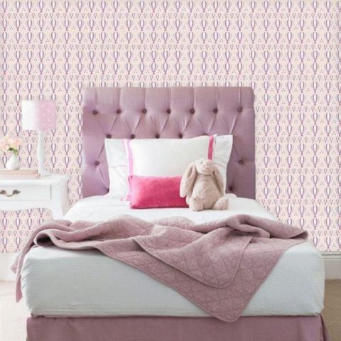 Papel de Parede Infantil Balão Rosa