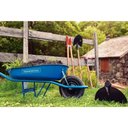Ver imagem 3 de Carrinho de Mão Caçamba Rasa Metálica Azul 50 L, Braço Metálico e Pneu com Câmara
