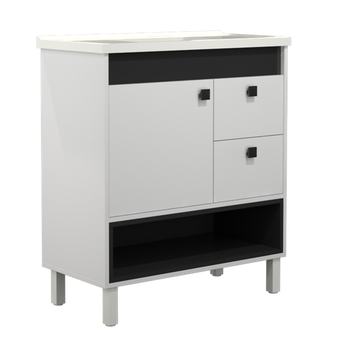 Gabinete de Banheiro com Pé Istambul 80cm