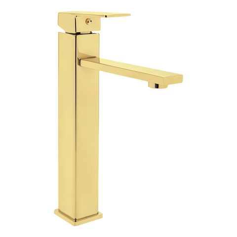 Torneira Misturador Monocomando para Banheiro Dourada