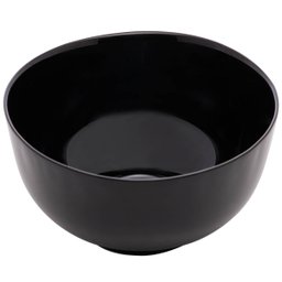Bowl de Vidro Opalino 700ml Tigela Cumbuca para Salada Sopa Cereais Grande Diwali Lyor Preto - 1