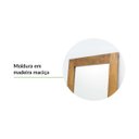 Ver imagem 6 de Espelho Retangular Rústico com Moldura Flower Oregon 200cm X 100cm Iaza Móveis