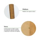 Ver imagem 7 de Espelho Retangular Rústico com Moldura Flower Oregon 200cm X 100cm Iaza Móveis