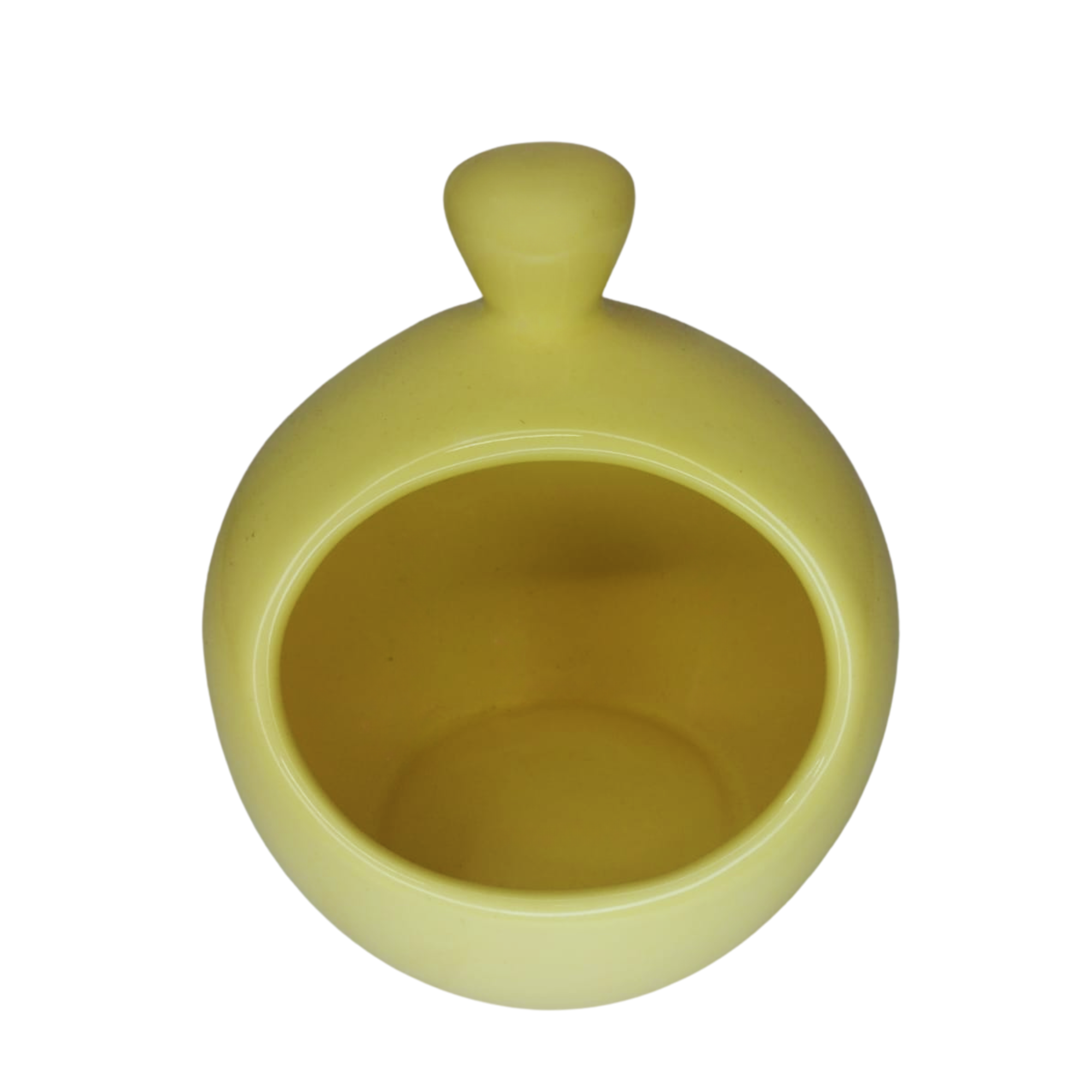 Porta Alho de Cerâmica - Um Toque de Charme e Praticidade para Sua Cozinha!:amarelo