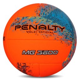 Bola Volei Penalty MG3600 Voleibol Quadra Original Volley Oficial - Laranja - 3