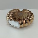 Ver imagem 4 de Vaso Decorativo de Cerâmica Dourado 24x24x9cm Enfeite Sala Mesa Estante Aparador