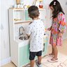 Cozinha Infantil com Pia Fogão e Microondas - Verde Claro - 6