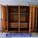 Ver imagem 6 de Roupeiro Reflecta 6PTS100% MDF com LED - Zeus - Arbo Design