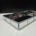 Ver imagem 5 de Bandeja Decorativa Enfeite para Servir Home&co Vidro 3x15x25cm Transparente