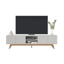 Ver imagem 2 de Rack Bancada Fortaleza Off White Matte com Mesa de Centro Jeri Off White Freijó - Colibri
