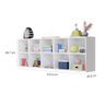 Estante Multiuso Livreiro Organizador Branco 10 Nichos - 3