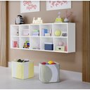 Ver imagem 1 de Estante Multiuso Livreiro Organizador Branco 10 Nichos para Salas Lojas Ambiente de Escritório