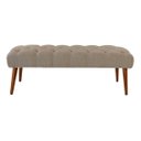 Ver imagem 1 de Recamier Rubi 1,30m Suede Capuccino - Dominic Decor