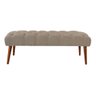 Recamier Rubi 1,30m Suede Capuccino - Dominic Decor - 1