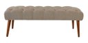 Ver imagem 1 de Recamier Rubi 1,30m Suede Capuccino - Dominic Decor
