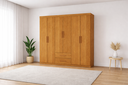 Ver imagem 1 de Guarda Roupa com 6 Portas 2 Gavetas Platinum -grand Line