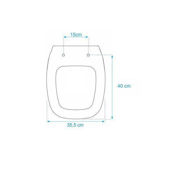 Assento Sanitário Poliéster Flex Branco - Deca - 3