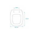 Ver imagem 3 de Assento Sanitário Poliéster Flex Branco - Deca