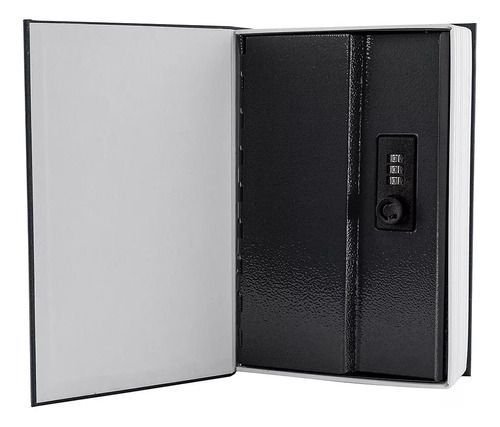 Cofre Camuflado C/chave Formato de Livro Guarda Valores 24cm:azul - 6