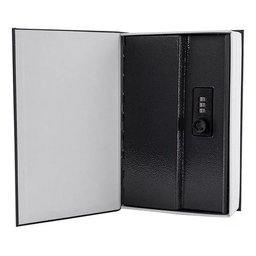 Cofre Camuflado C/chave Formato de Livro Guarda Valores 24cm:azul - 6
