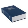 Cofre Camuflado C/chave Formato de Livro Guarda Valores 24cm:azul - 4