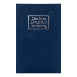 Cofre Camuflado C/chave Formato de Livro Guarda Valores 24cm:azul - 1