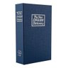 Cofre Camuflado C/chave Formato de Livro Guarda Valores 24cm:azul - 2
