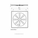 Ver imagem 2 de Grelha Quadrada Fecho 15cm Perflex Complementos