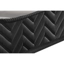 Ver imagem 2 de Conjunto Box Casal Colchão Espuma Paropas D45 Pasquale Wave Black + Base Crc Suede Black (138x188)