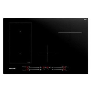 Cooktop Brastemp 4q Indução Flexizone Preto Bdj77bebna 220v