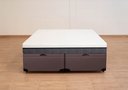 Ver imagem 3 de Cama Box Baú King Size Bipartida Serenelife - Corano Marrom