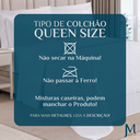 Ver imagem 7 de Colcha Belly 300 Fios Algodão Luxo Toque Extra Macio Casal Queen:branco