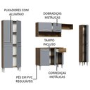 Ver mais imagens de Cozinha Hit Com Armário, Balcão E Paneleiro Rustic/Cinza
