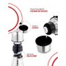 Garrafa Térmica Inox Café Chá Água Quente e Fria 750ml - 3