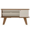 Ver imagem 1 de Rack para TV 50" Frank 120cm MDF-MDP Cinamomo e Off White Artely