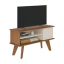 Ver imagem 3 de Rack para TV 50" Frank 120cm MDF-MDP Cinamomo e Off White Artely
