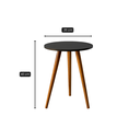 Ver imagem 5 de Mesinha Lateral Redonda de Apoio Decorativa para Sala