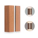 Ver imagem 2 de Arandela Vertical Friso Madeira Louro Freijó.:louro Freijó