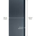 Ver imagem 2 de Folha de Porta Madeira Laqueada 210x60cm Lisa Casablanca