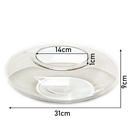Ver imagem 2 de Vaso Terrário em Vidro Transparente P para Arranjo 31cm