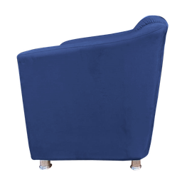 Kit 2 Poltrona Tilla Para Salão de Beleza - Azul Marinho - 5 Kit 2 Poltrona Tilla Para Salão de Beleza - Azul Marinho - 5