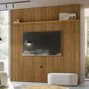 Ver imagem 1 de Painel Decorativo 245cm Hirta Frisado Mdp até 75 Cumaru G97 - Gran Belo