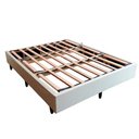 Ver imagem 1 de Cama Box Base Queen Size 156x197 Desmontável Tecido Premium 100% Madeira - Nova Cama