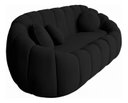 Ver imagem 4 de Namoradeira Concha Decorativa 190cm Sala Suede:preto/liso